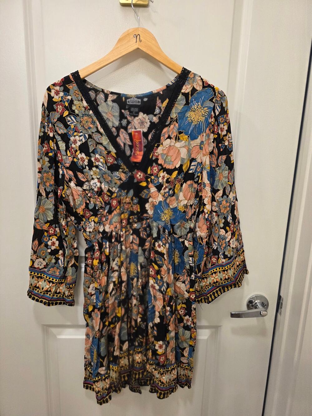 Angie Floral Boho Long Sleeve Dress